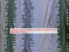 Graphène composite Impression graphique Tissu conducteur Film PU Impression textile numérique